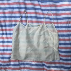 100% Silk Cropped Cami